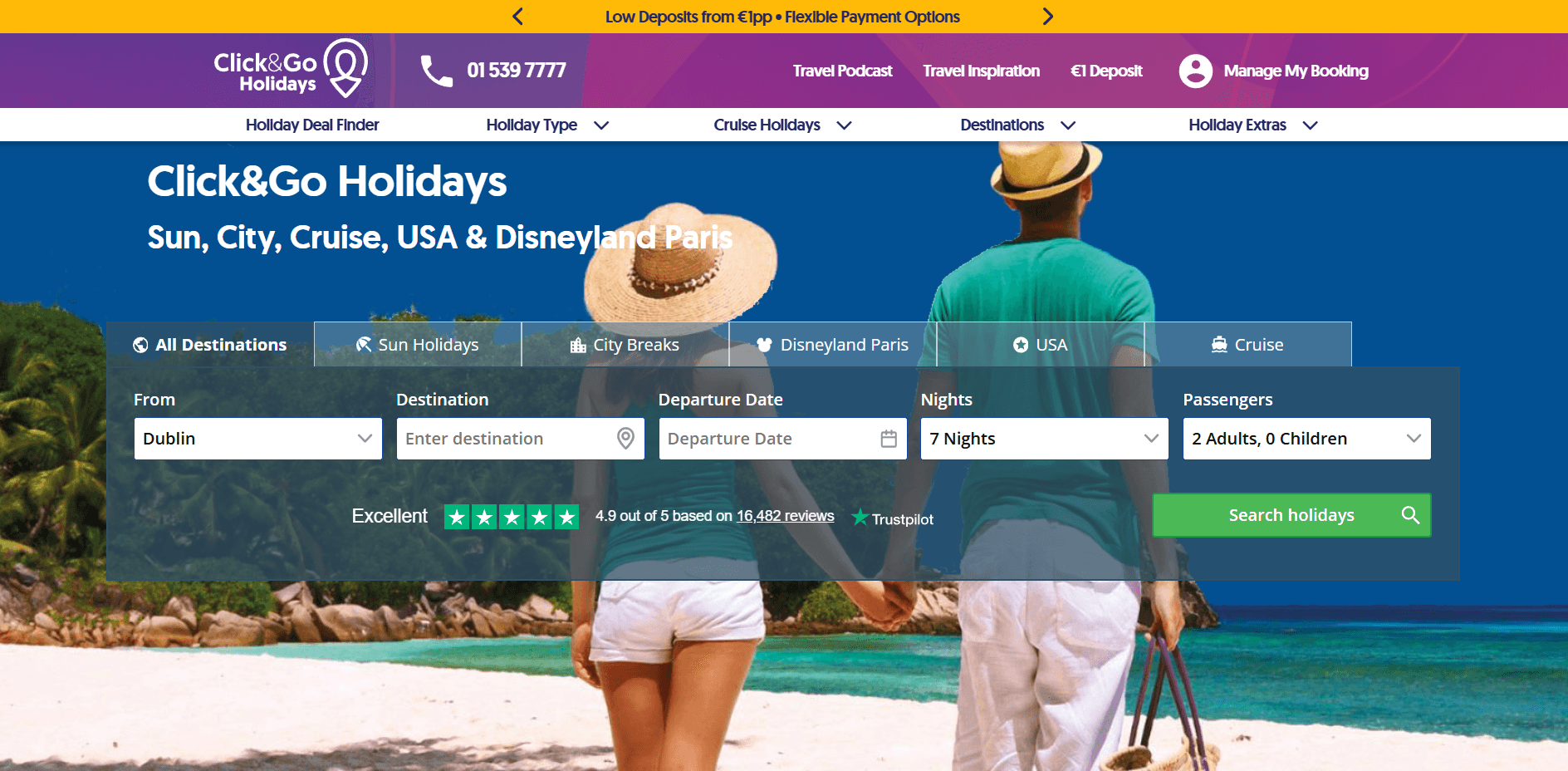 Click & Go — Ireland's favourite holiday booking platform