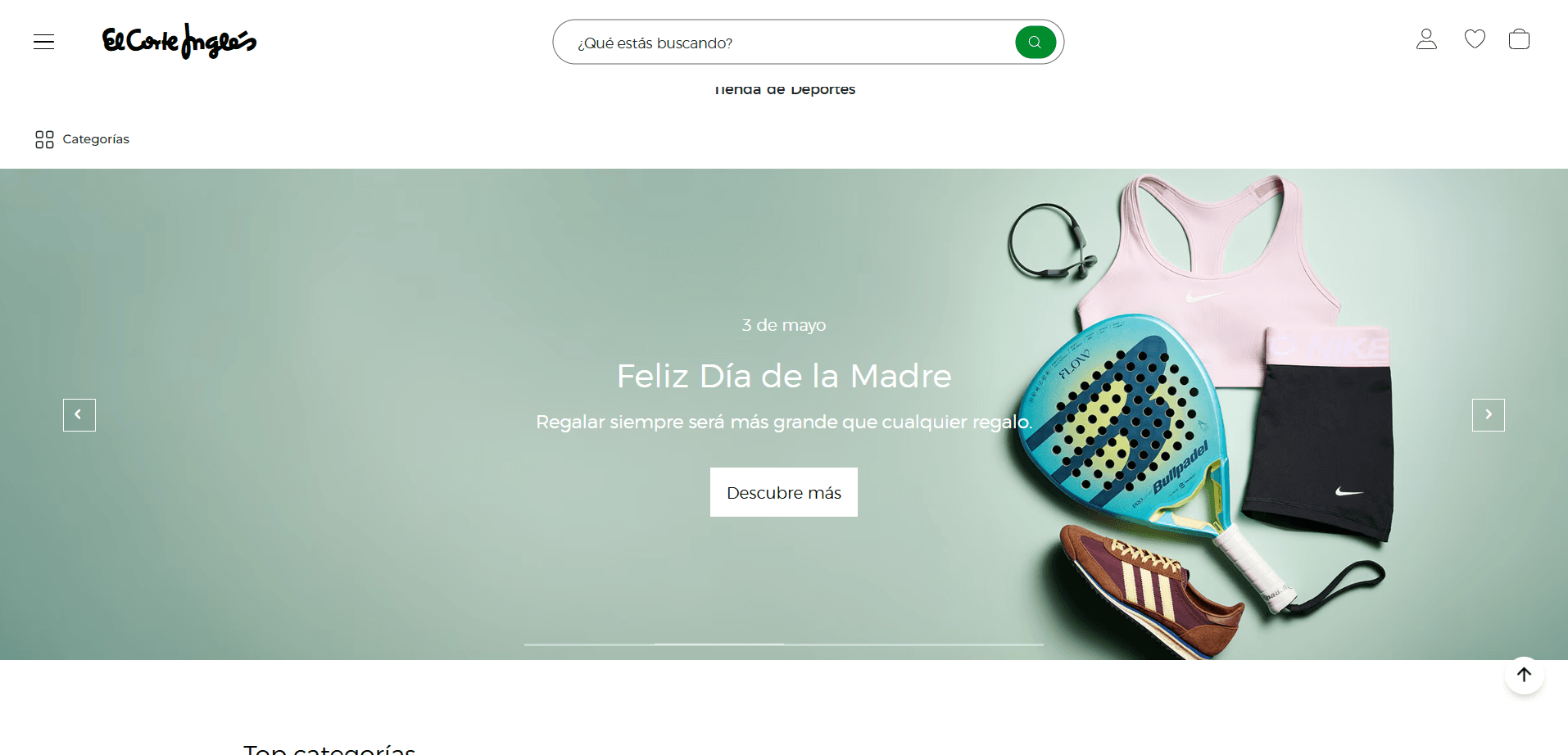 El Corte Inglés — Spain's leading retail company, reimagined for the web