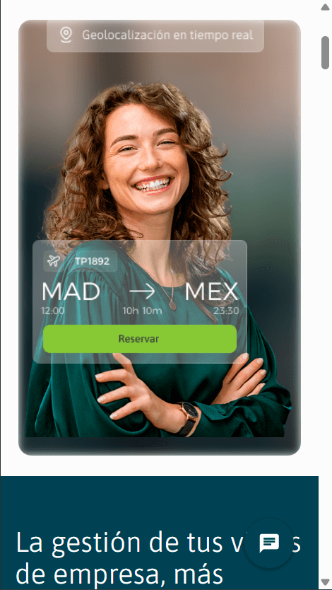 Viajes Corporativos El Corte Inglés — mobile